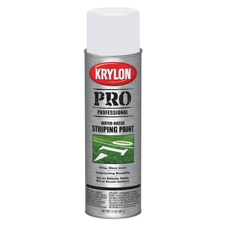 Krylon Pro Professional Athletic Field White Inverted Striping Paint 17 oz K05915007